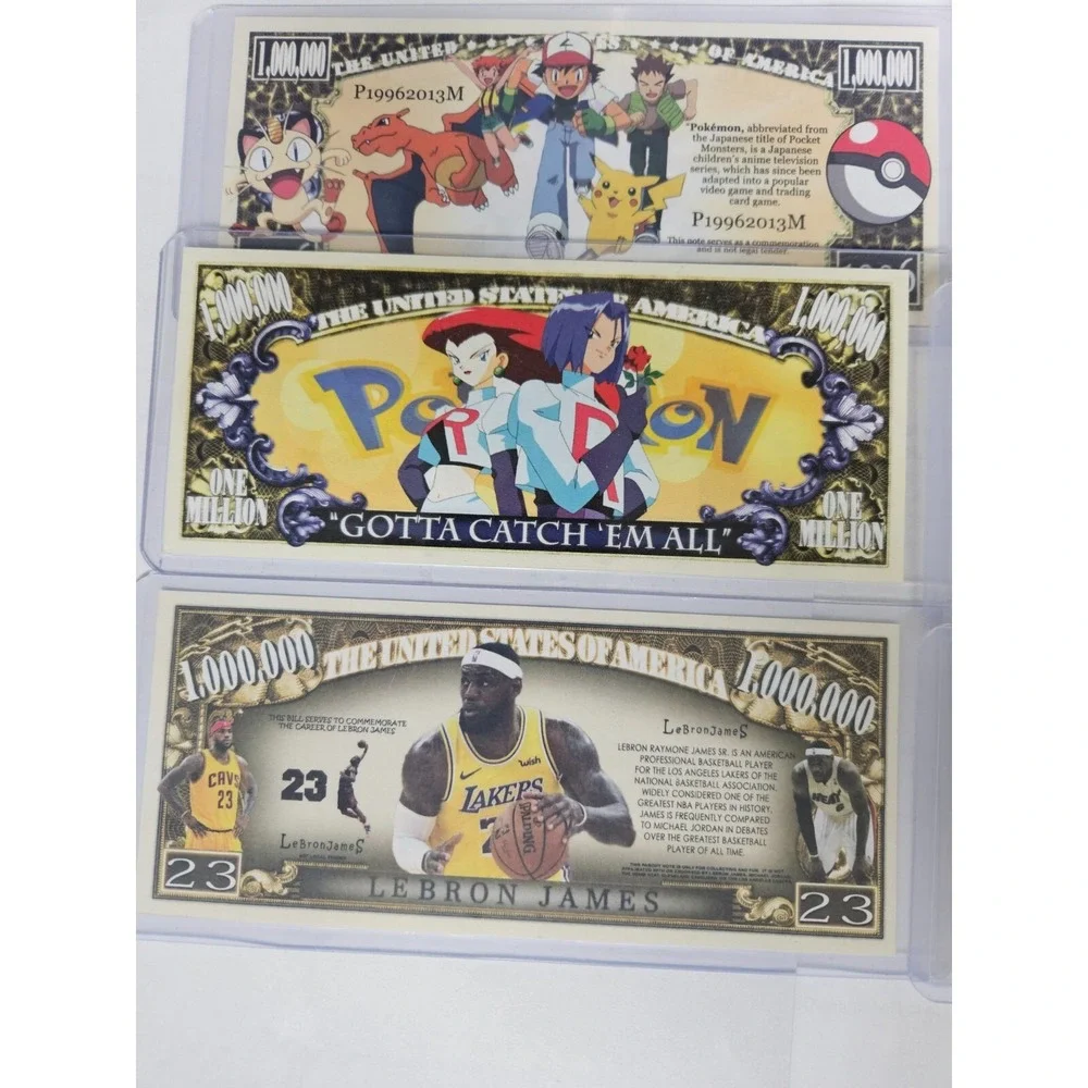 12 Fun Assorted Novelty~$1,000,000 One Million Dollar Bills-Poke,Jelly,Chuck-etc